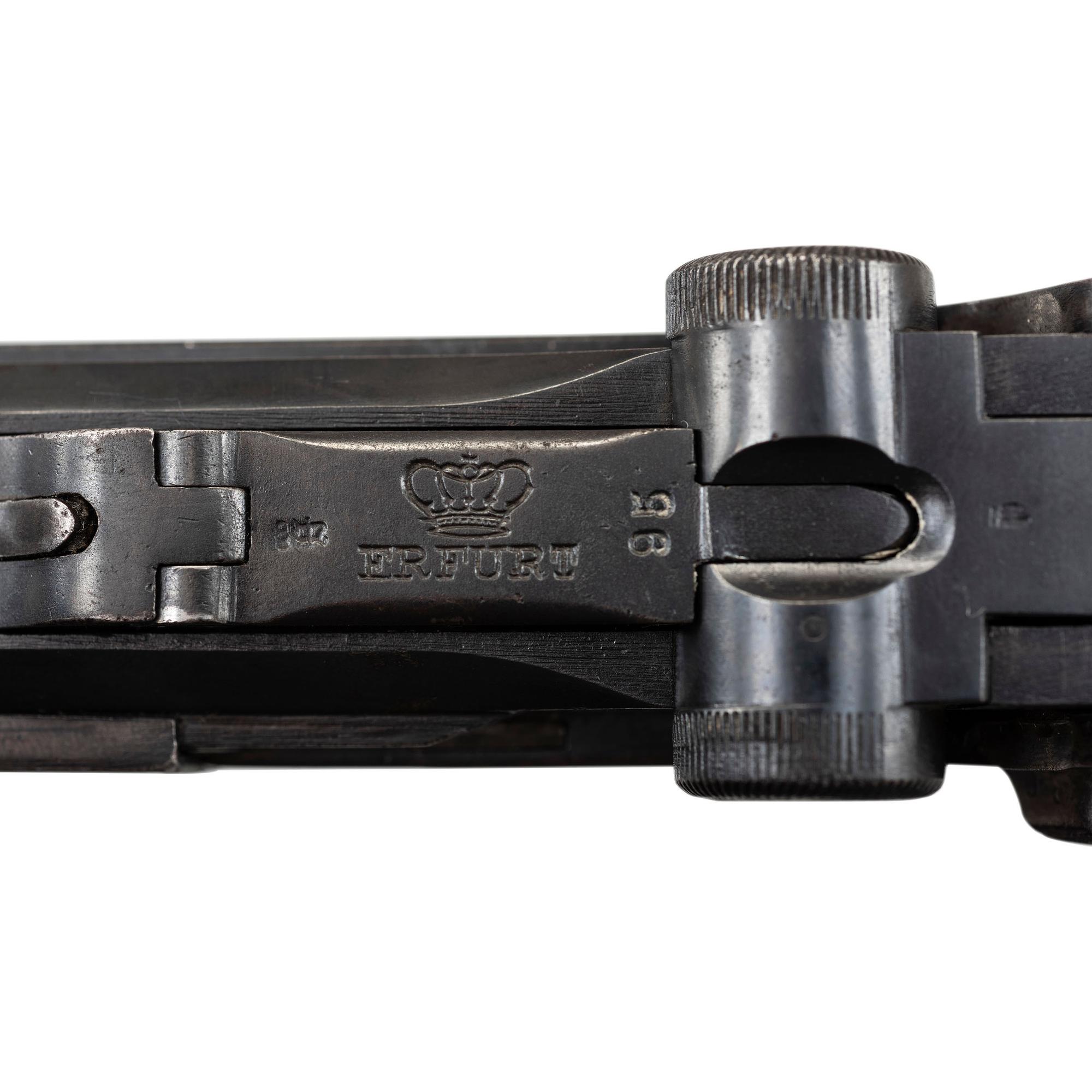 ** Erfurt Luger Dated 1917