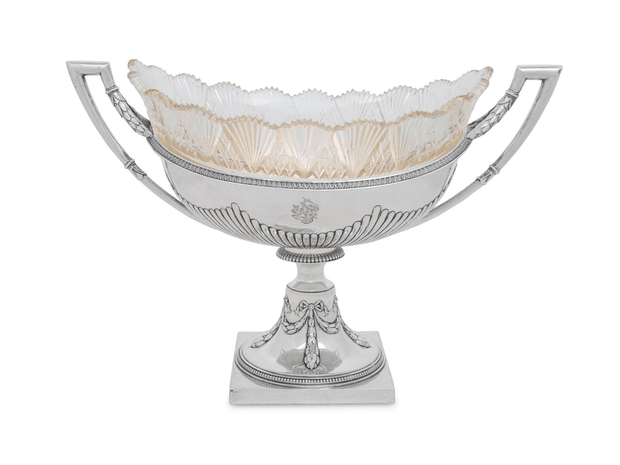 A German Silver Presentation Centerpiece Bowl