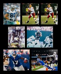 A Large Group of Signed Autograph Football Items Including Hall of Famers and Notables
