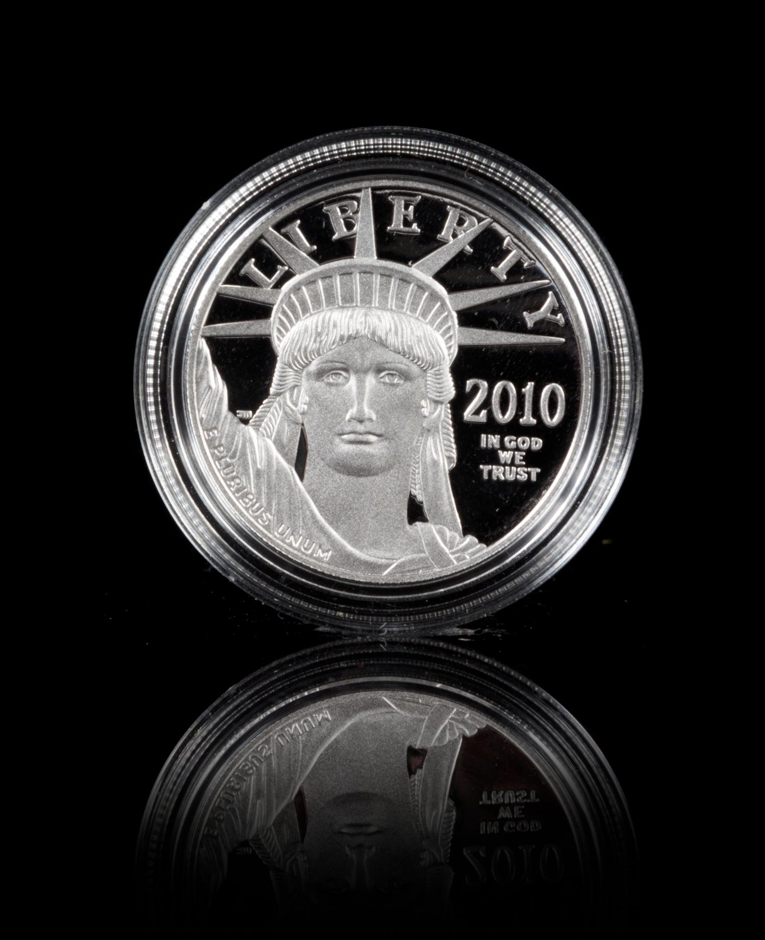 A United States 2010 American Eagle: Preamble Series 1 Oz. Platinum Coin