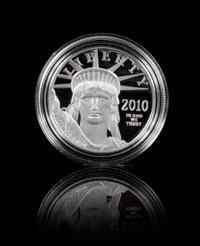 A United States 2010 American Eagle: Preamble Series 1 Oz. Platinum Coin