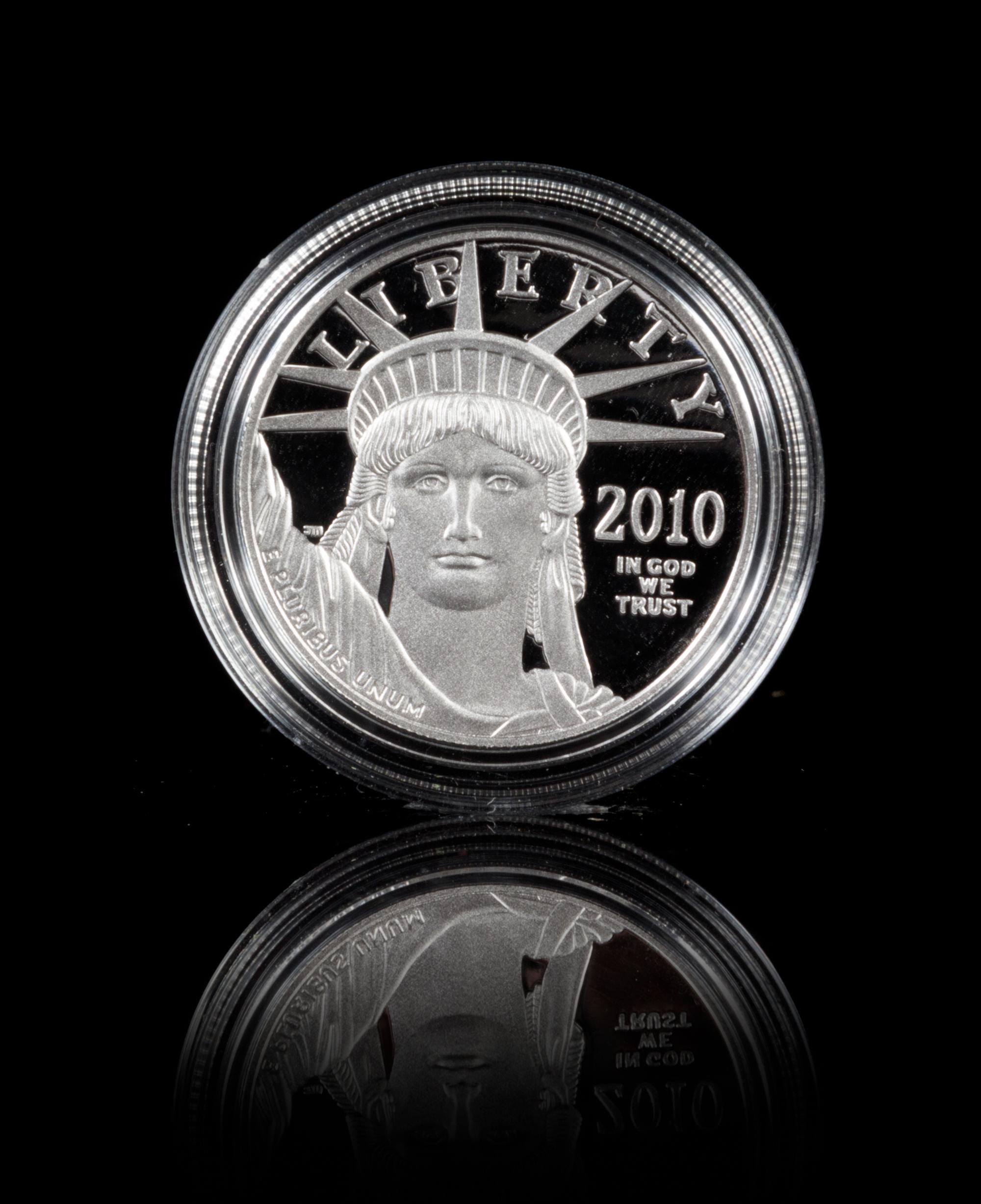 A United States 2010 American Eagle: Preamble Series 1 Oz. Platinum Coin