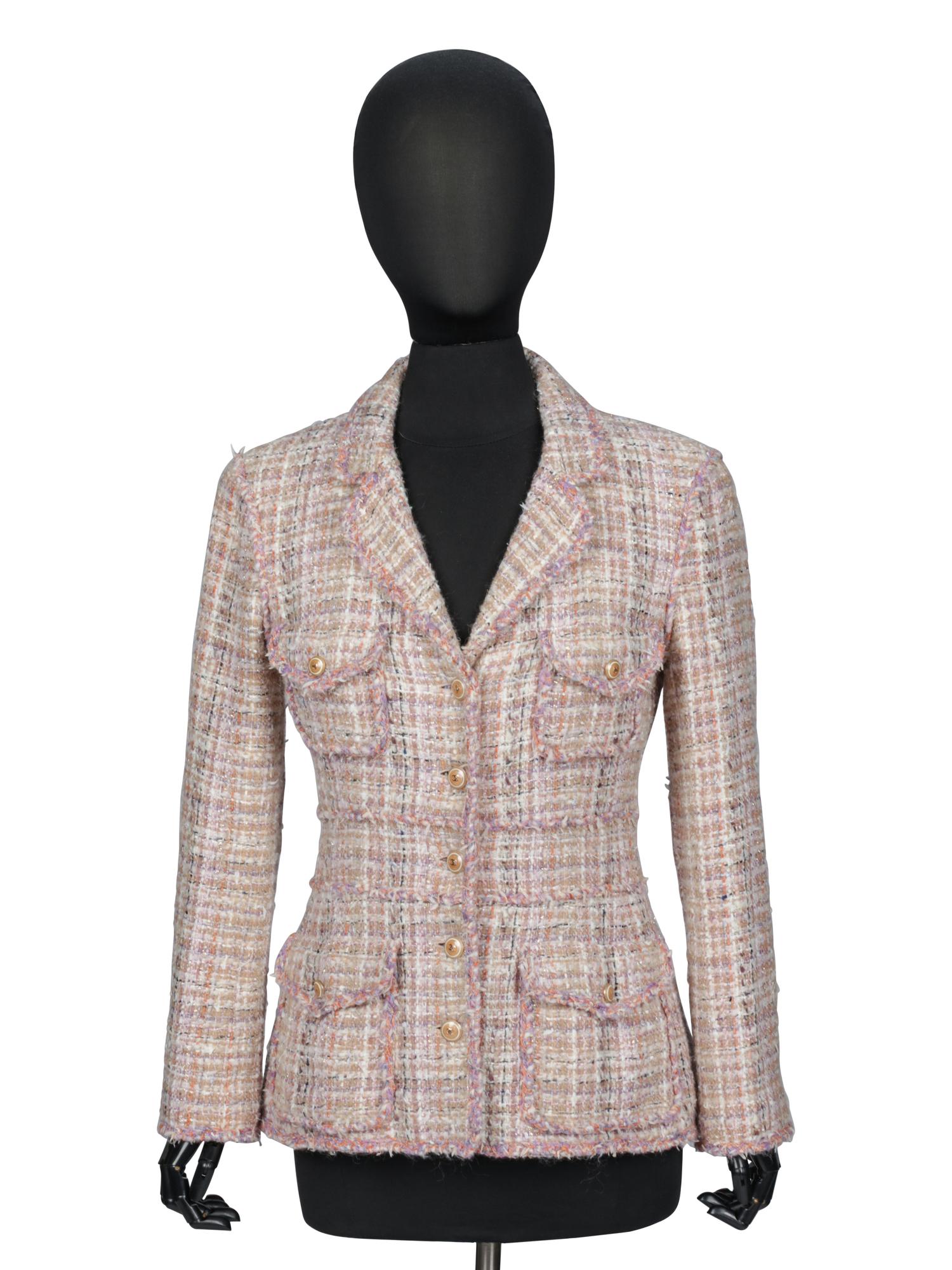 CHANEL, PASTEL FANTASY TWEED JACKET
