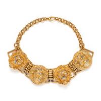 GUCCI, LION'S HEAD COLLAR NECKLACE