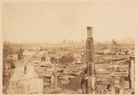 [Chicago Fire]. Smith, Joshua (1818-1891), photographer. Chicago, as seen after the great Conflagration . Washington, 1871.