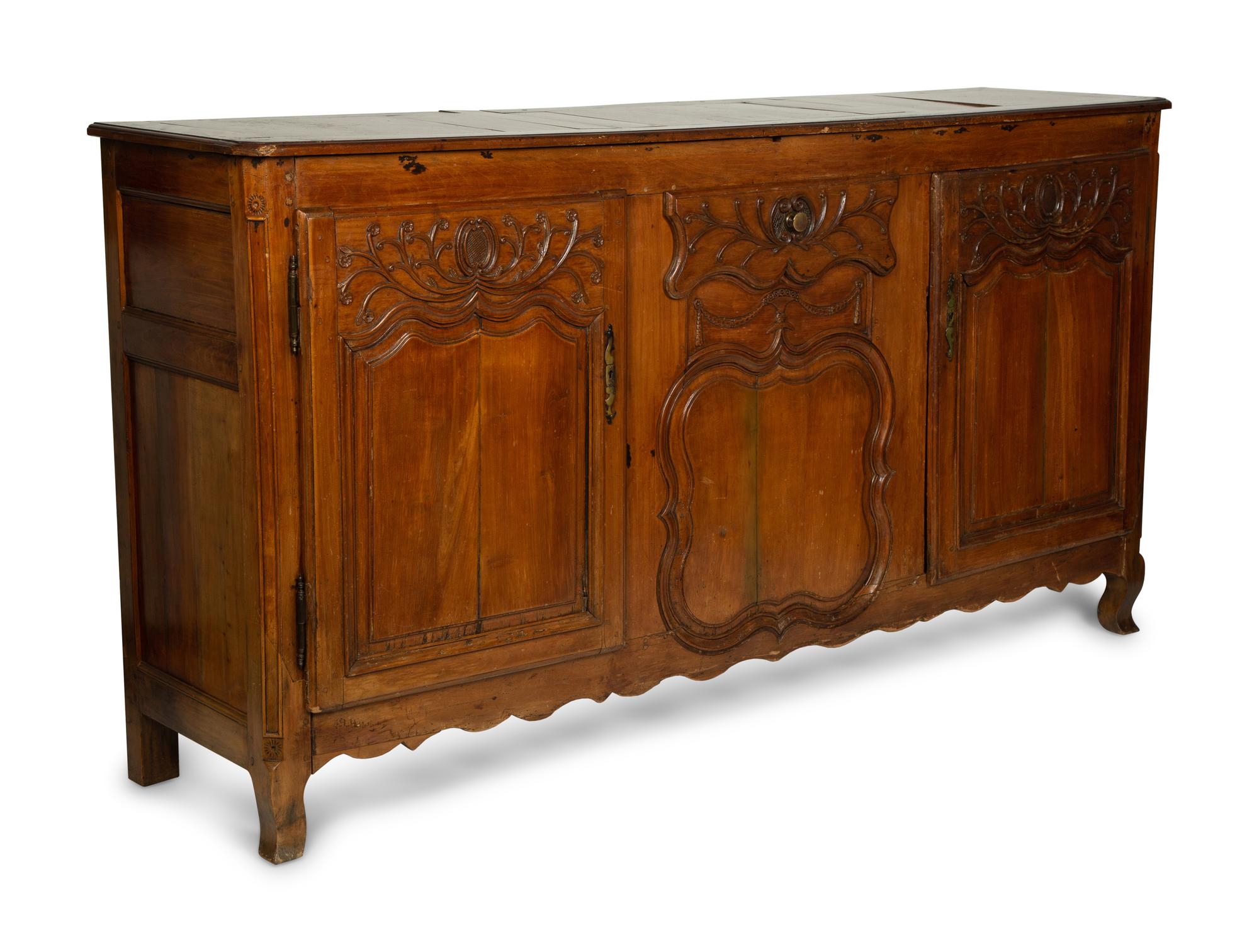 A Louis XV Style Fruitwood Server