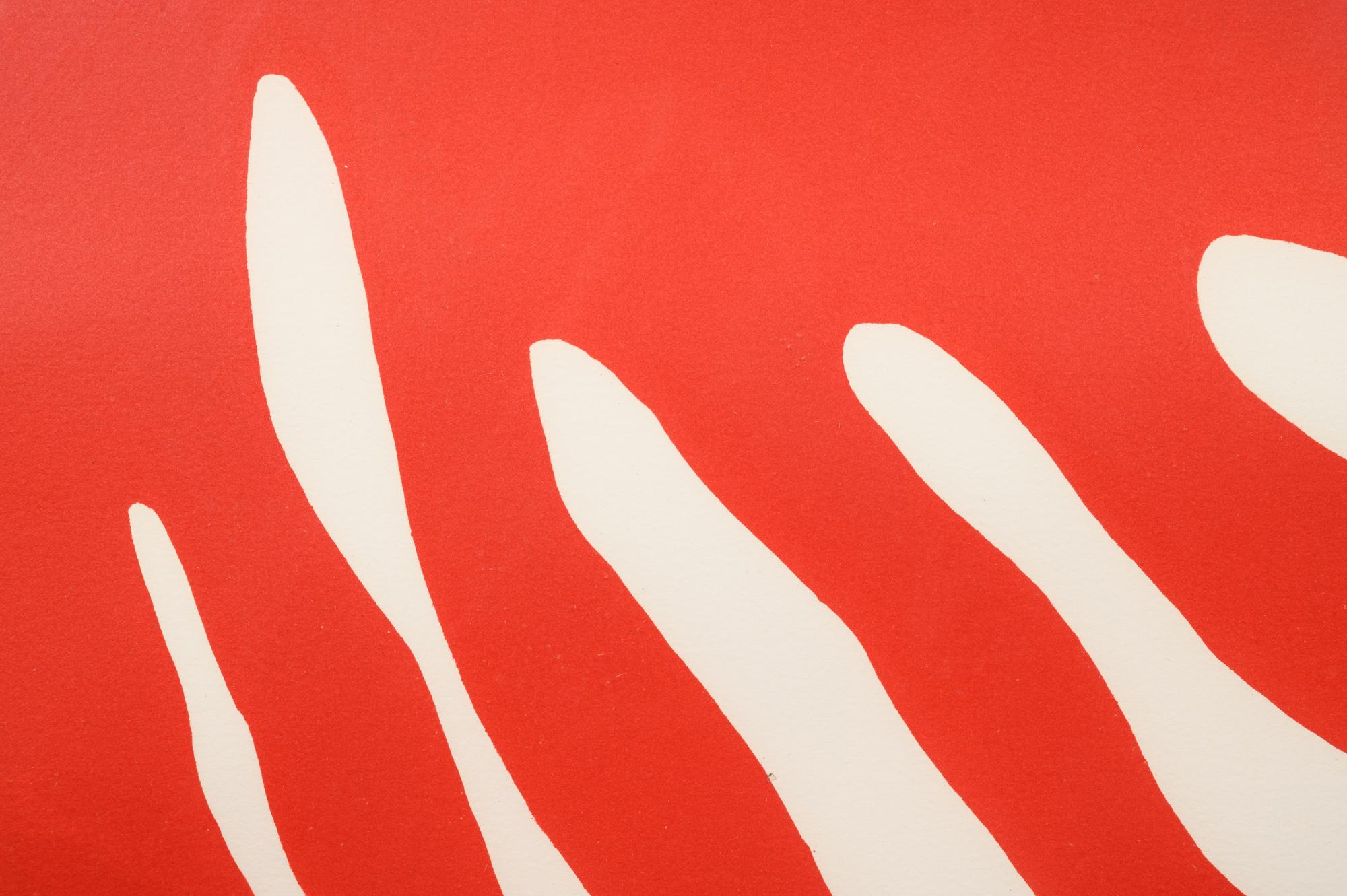 Leaves, Red and Yellow Leaf Form (A Pair of Prints)