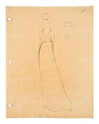 A Large Group of Norell Fashion Sketches