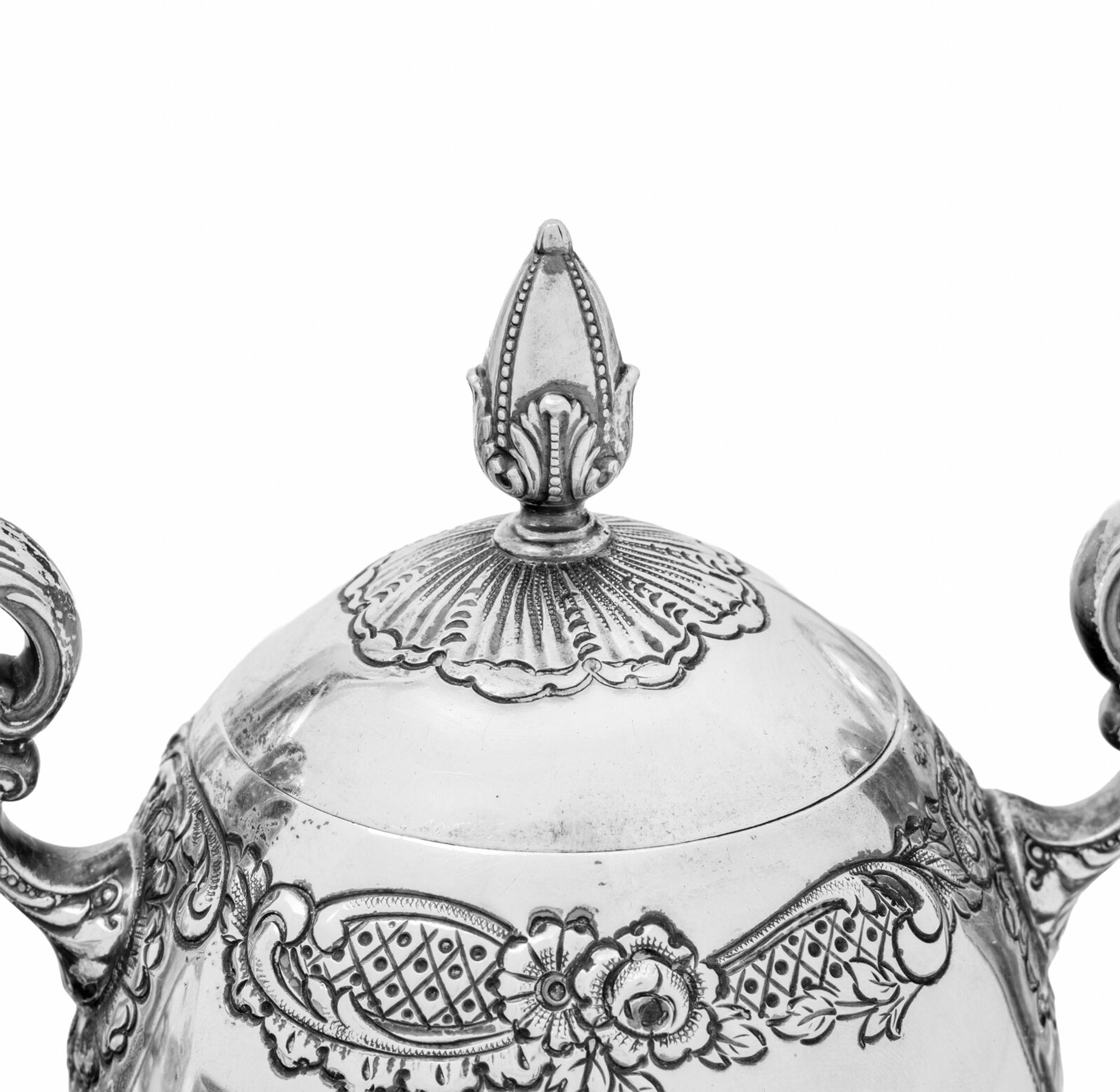 An American Silver Five-Piece Tea and Coffee Service