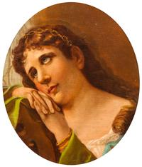 Artist Unknown, (20th century), Portrait of a Maiden