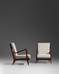 Pair of Lounge Chairs, model 516, Cassina, Italy