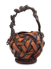 A Bamboo Flower Arranging Basket