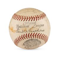 A 1936 Philadelphia Phillies Team Signed Autograph Baseball Featuring Chuck Klein (JSA Letter Of Authenticity)