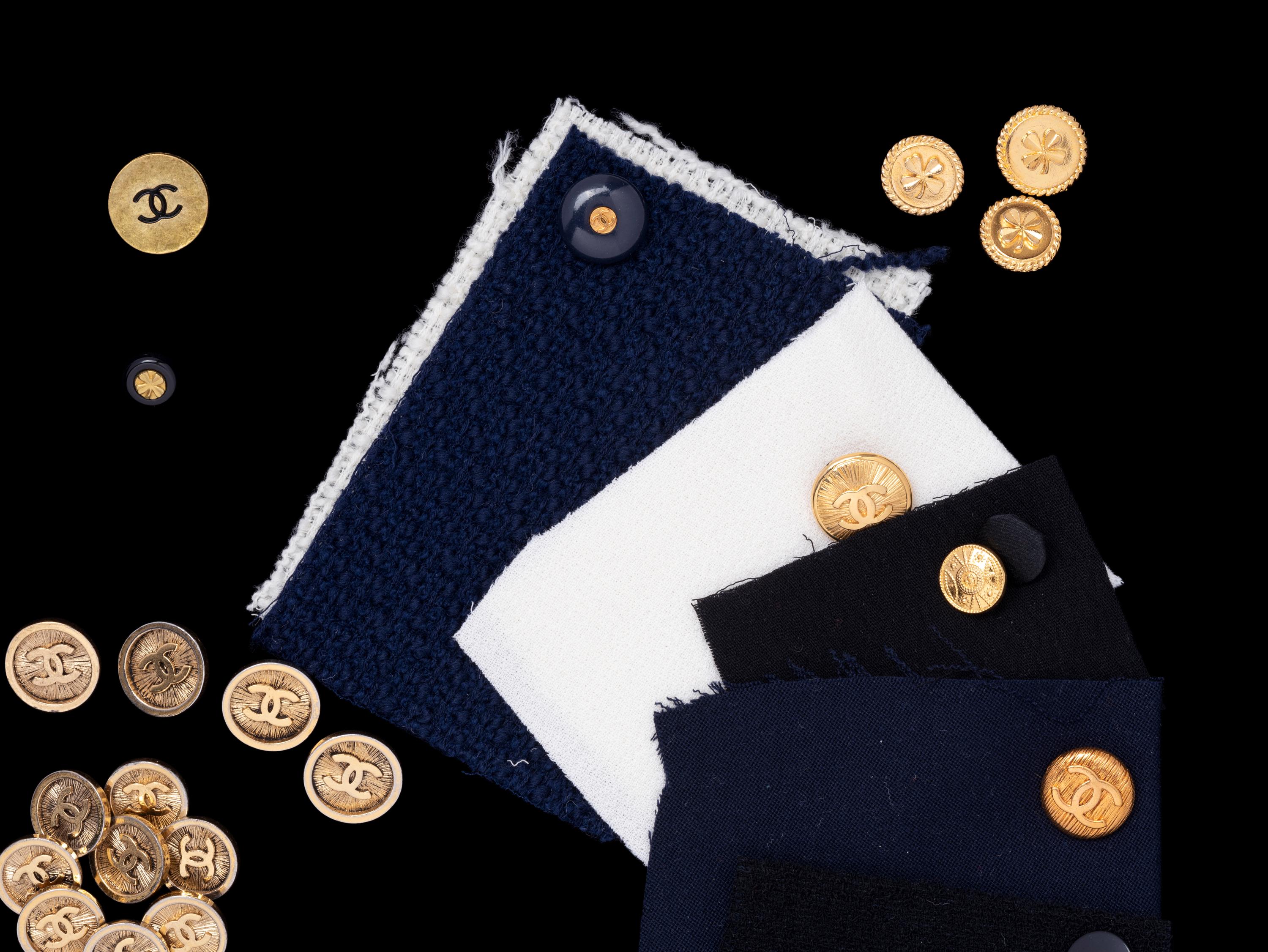 A Collection of 86 Chanel Buttons