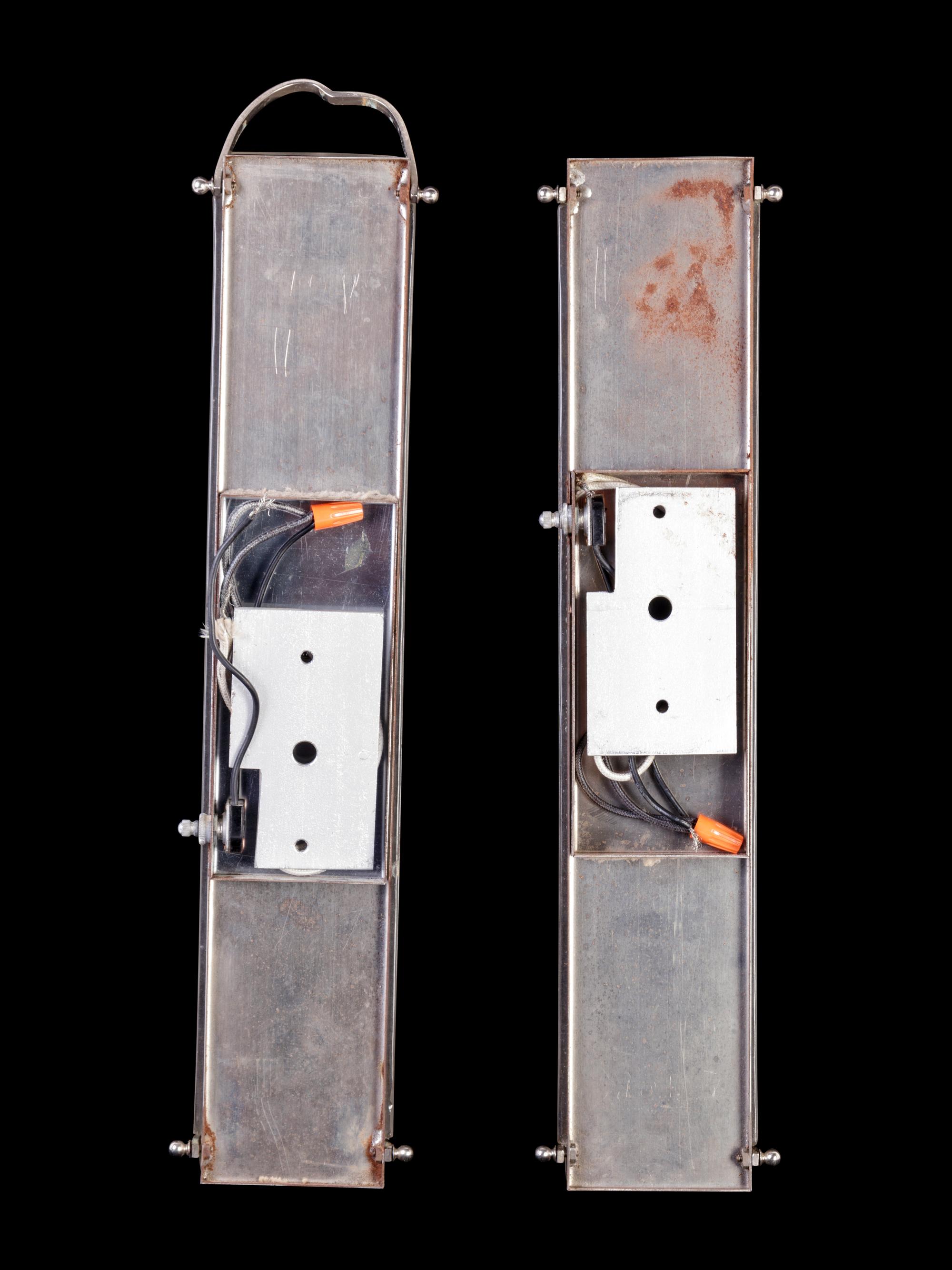 A Pair of Sabino Molded Glass Sconces