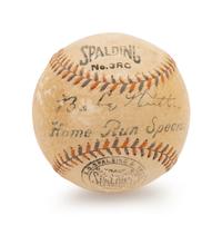 A Babe Ruth Signed Autograph Home Run Special Spalding Baseball (PSA Authentic)