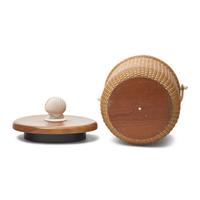 A Nantucket Lightship Lidded Basket