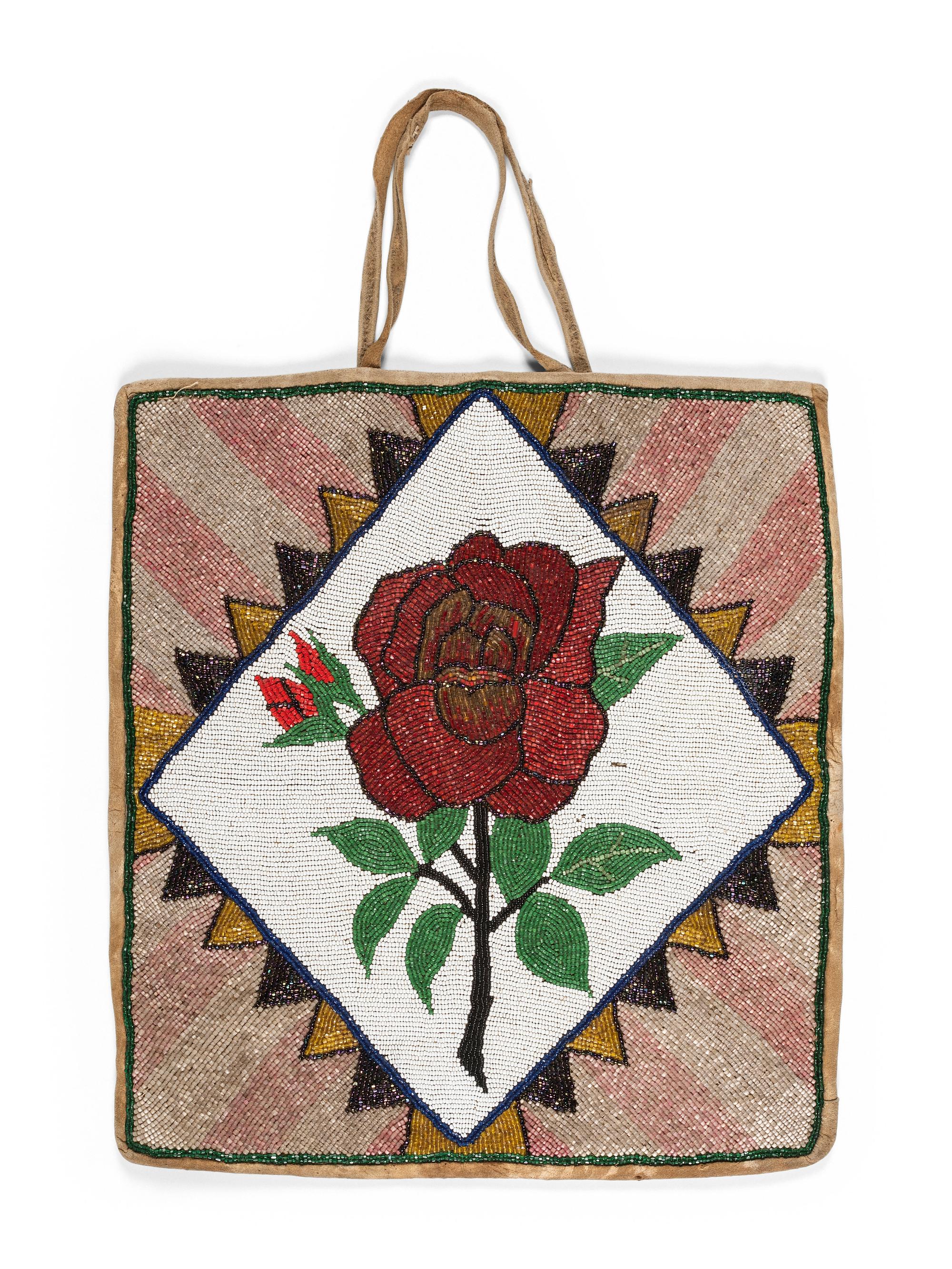 Plateau Beaded Flat Bag