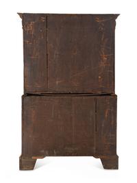 A Queen Anne Walnut Cabinet on Chest