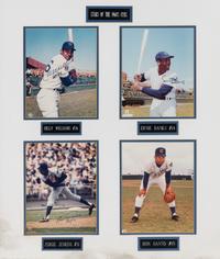A 1969 Chicago Cubs Signed Autograph Hall of Fame Display,