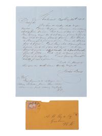 [SLAVERY & ABOLITION]. DAVIS, Hector. Autograph letter signed outlining the market for enslaved persons. Richmond, VA, 24 May 1858.