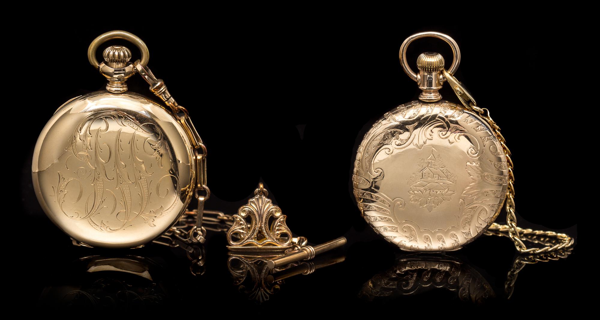 A Collection of Gold Filled Hunter Case Pocket Watches, Vacheron Constantin,