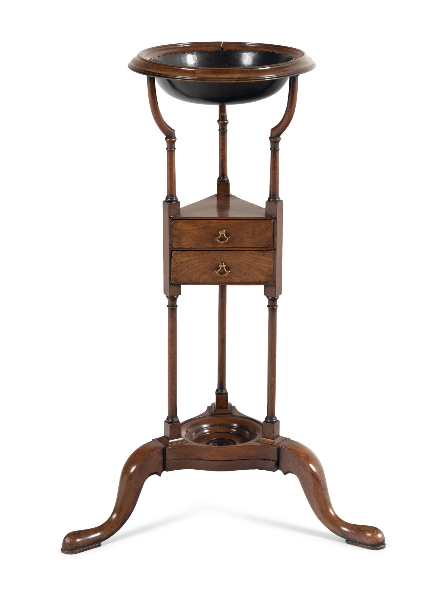 An English Mahogany Jardiniere Stand