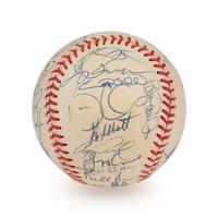 A 1997 Florida Marlins World Series Champions Team Signed Autograph Baseball - 33 Signatures (Beckett Authentication Services Letter)