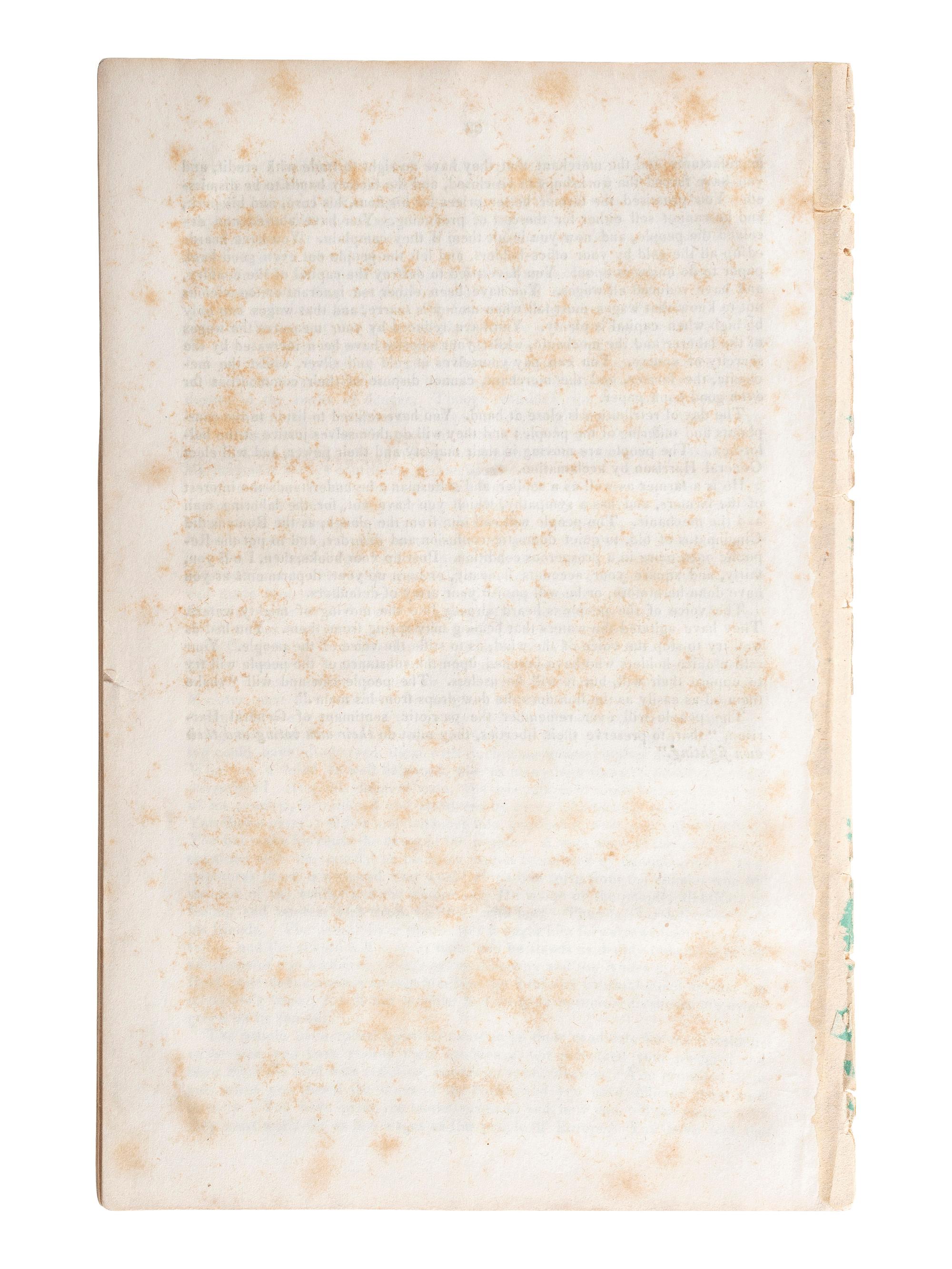 [HARRISON, William Henry (1773-1841)]. A group of pamphlets related to slavery, especially its expansion into Indiana, comprising:
