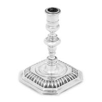 A William III Britannia Silver Taper Stick