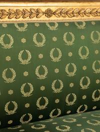An Empire Style Giltwood Settee
