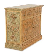 A Venetian Style Painted Side Cabinet