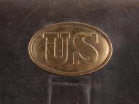 [CIVIL WAR]. A collection of items attributed to Thomas W. Johnson, Co. K, 4th Delaware Infantry, incl. frock coat, cap, belt rig, and cartridge box.