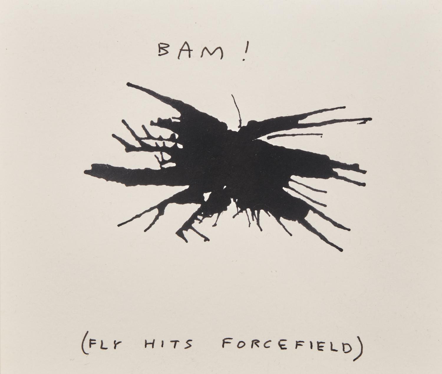Untitled (Bam!) , 1997, Untitled (Draughtsman takes a shower) , 1997, Untitled (Dear Your Majesty) , 1997-99, Untitled (Trademarks) , 1999, Untitled (Crossword) , 1998 and Untitled , 2003 (a group of 6 works)