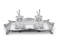 An Edwardian Silver Inkstand