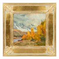 Four Works: Coming Storm, Shelter, As Brooke Make Rivers and Stormy Landscape