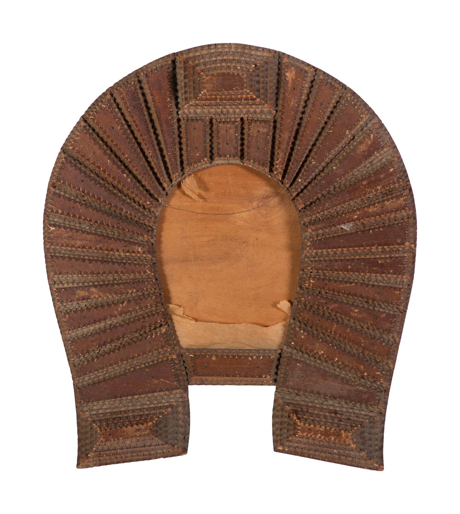 Four Wooden Folk Art Frames