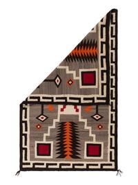 Navajo Storm Pattern Weaving [Rug]