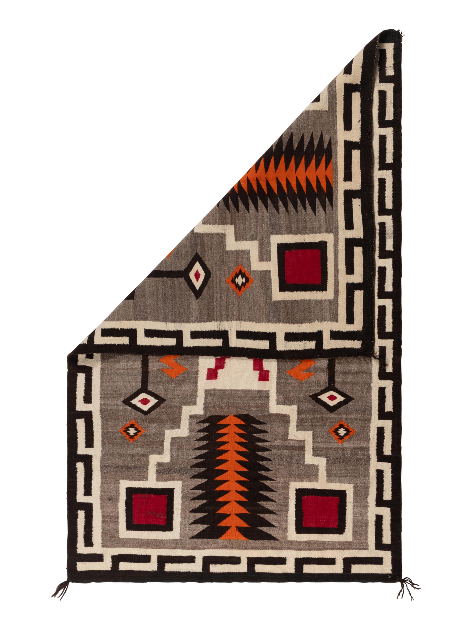 Navajo Storm Pattern Weaving [Rug]