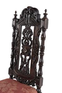 A Pair of William and Mary Style Side Chairs