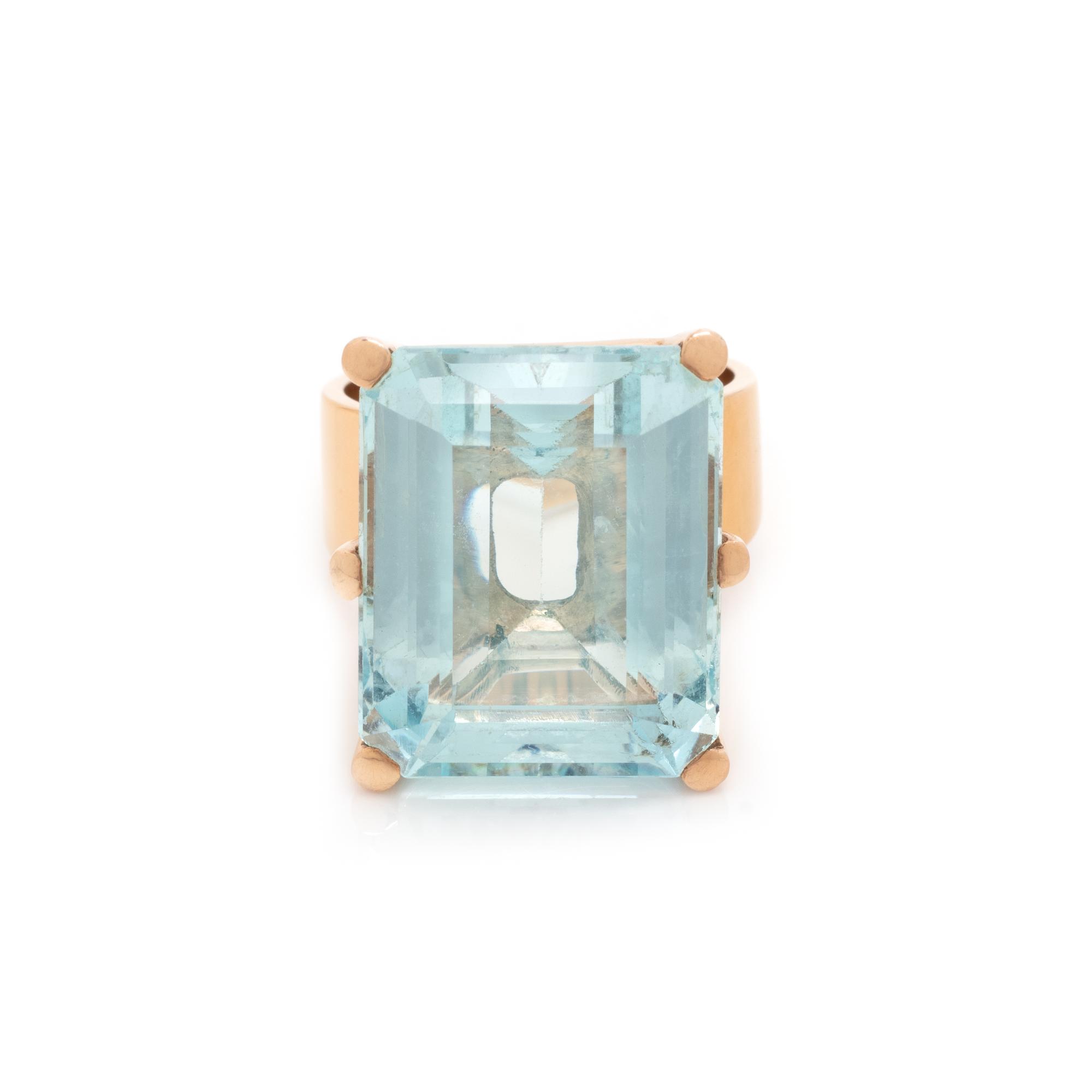 AQUAMARINE RING
