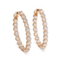 DIAMOND HOOP EARRINGS