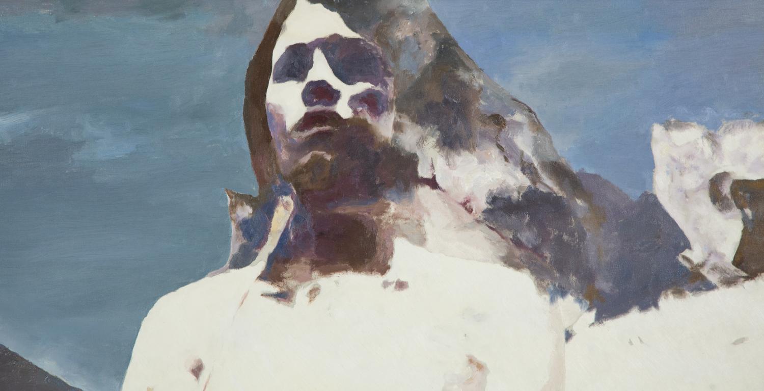 Woman In A White Robe,