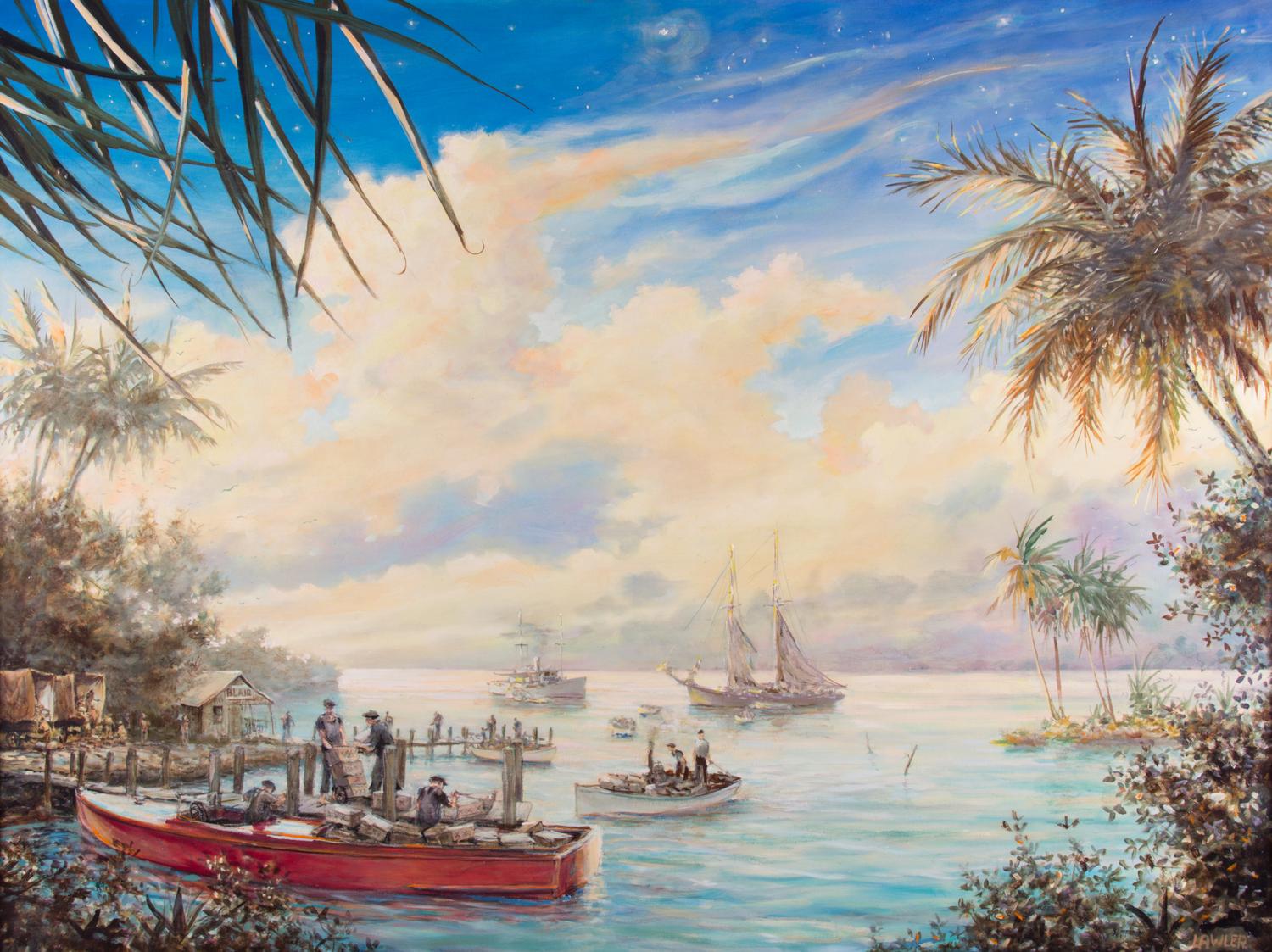 Dan Lawler, (American, b. 1934), Fish Shack