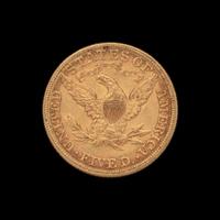 An 1882 Liberty Head $5 Gold Coin