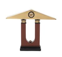 An Art Nouveau Style Brass, Glass and Onyx Desk Lamp Height 19 1/2 inches. — 19TH/20TH CENTURY