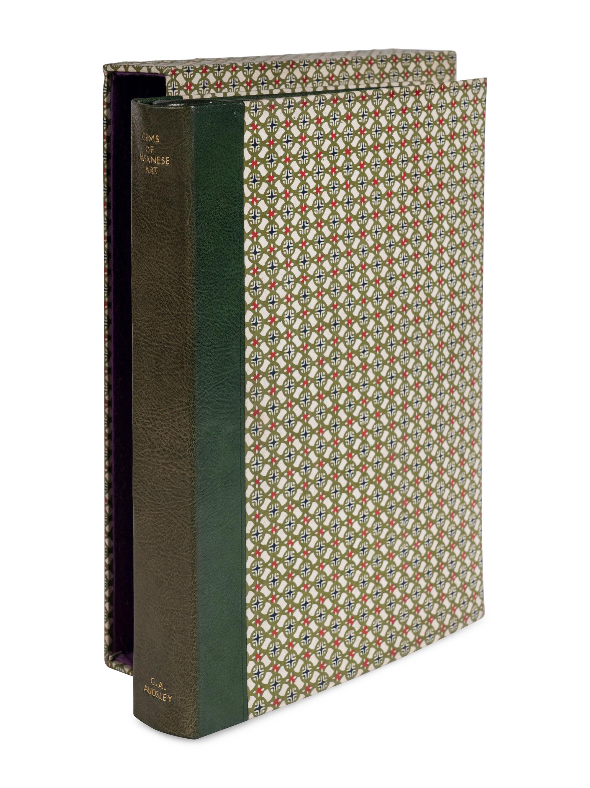 [BINDING]. AUDSLEY, George Ashdown (1838-1925). Gems of Japanese Art and Handicraft . London: Sampson Low, Marston, & Company, 1913.