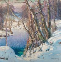 Winter Landscape with River
