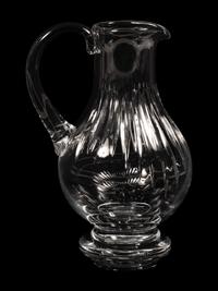 A Baccarat Glass Decanter and Pitcher