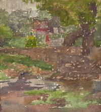 The Stream; with House in the Woods (A Double-Sided Work)